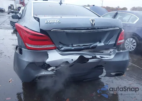 2014 Hyundai Equus Signature z USA, uszkodzony, nr VIN KMHGH4JH3EU085897